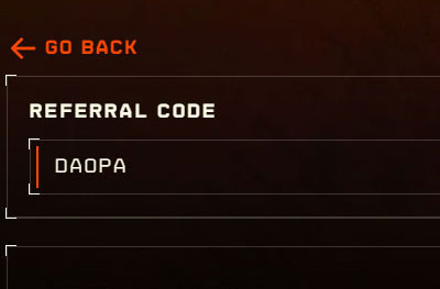 EVE Frontier Referral Code DAOPA