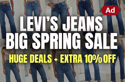 Extra 10% Off Levi’s Big Spring Sale 2026 – Jeans & Apparel Deals on Amazon