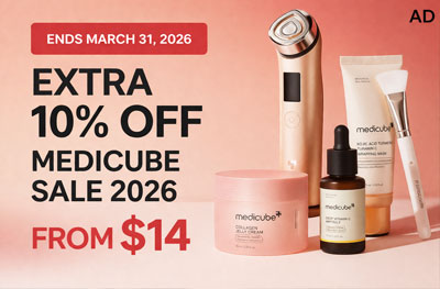 Extra 10% Off Medicube Big Spring Sale 2026 – Glass Skin Skincare Deals on Amazon